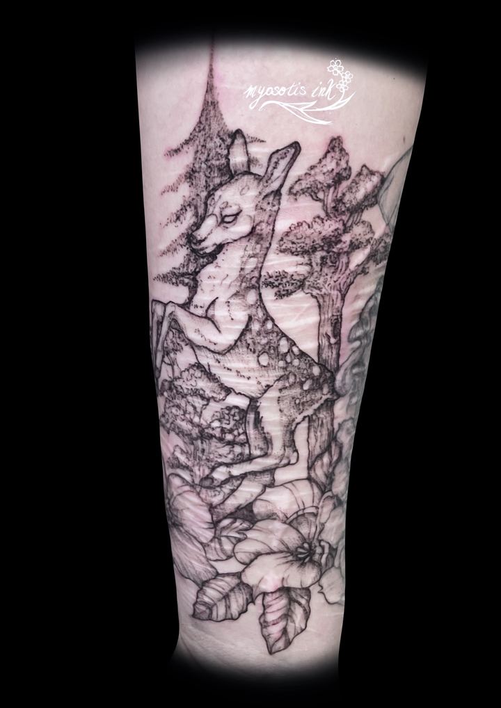 Tattoo von Luca: Fuchs im Wald