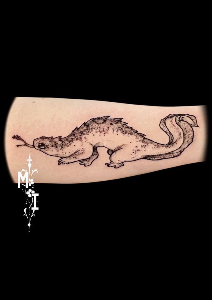Tattoo von Luca: Liegendes Tier