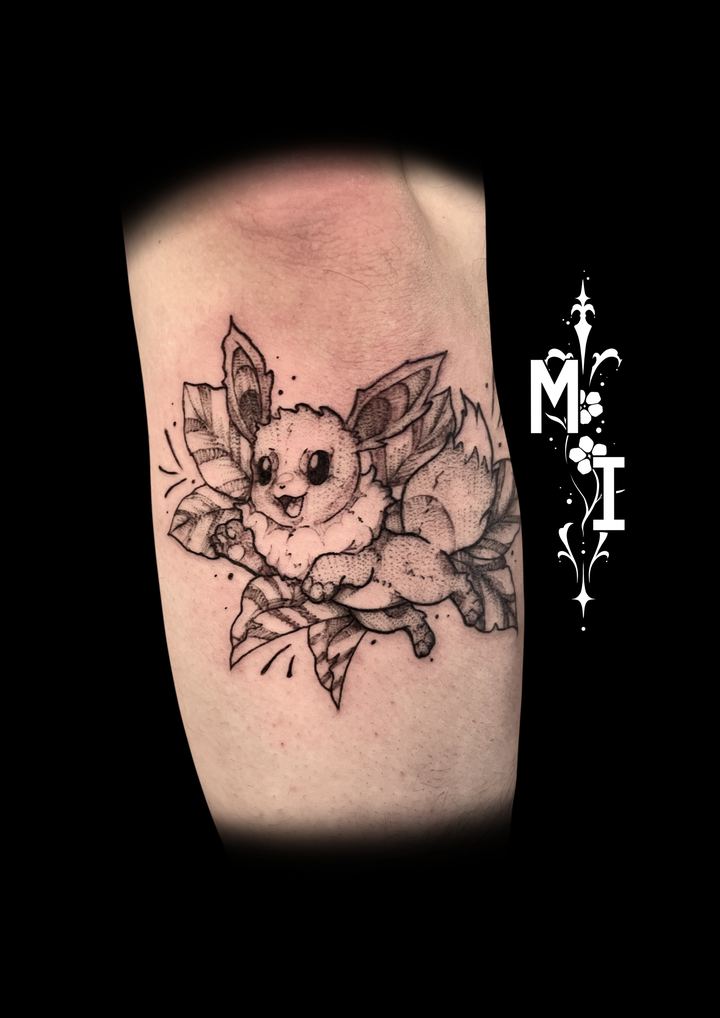 Tattoo von Luca: Pokémon Evoli